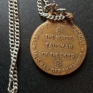 Skiier's Talisman- Nordic Pendant